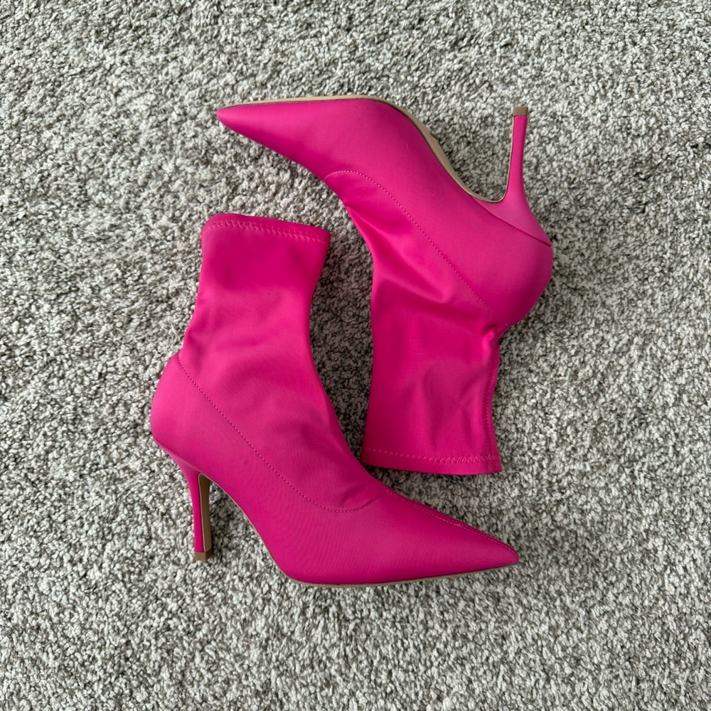 Tony Bianco Pink Stiletto Heeled Boots